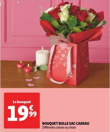 Bouquet Bulle Sac Cadeau