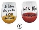 Verre Fond Rouge Ou Or