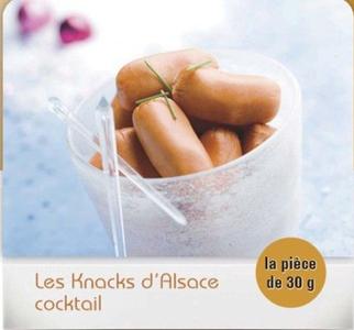 Les Knacks D'Alsace Cocktail offre sur Cora