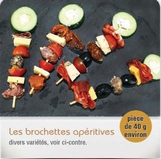 Les Brochettes Apéritives offre sur Cora