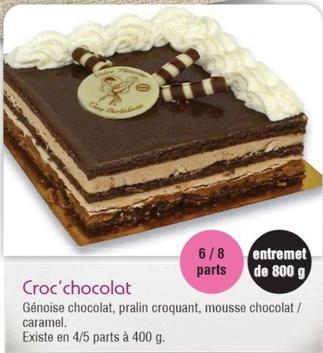 Croc'Chocolat offre sur Cora