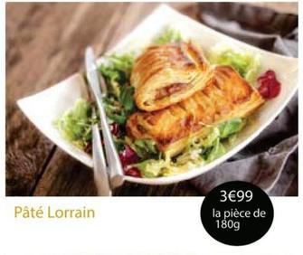 Pâté Lorrain offre à 3,99€ sur Cora