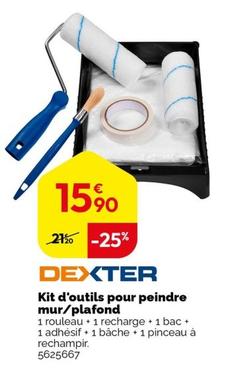 Dexter - Kit D'outils Pour Peindre Mur/plafond