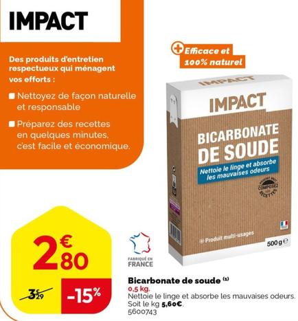 impact - bicarbonate de soude