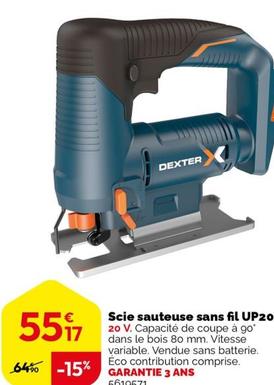 Dexter - Scie Sauteuse Sans Fil Up20