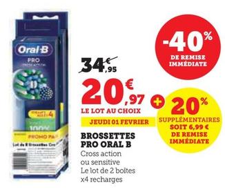 oral-b - brossettes pro