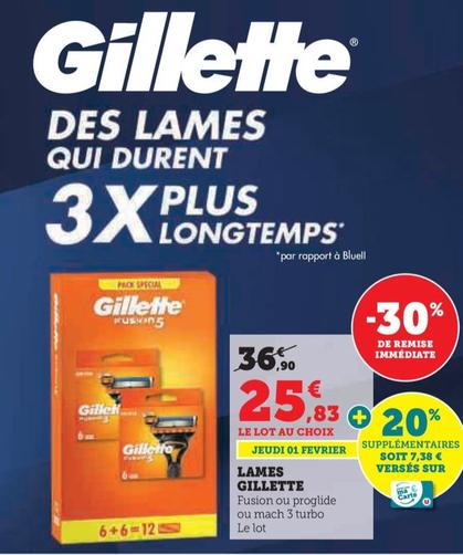 Gillette - Lames