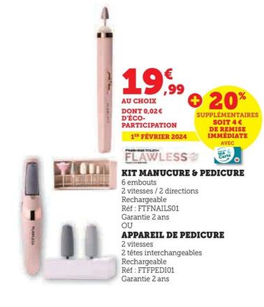 flawless - kit manucure & pedicure