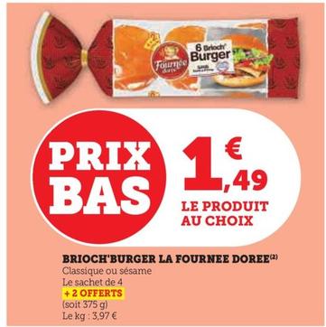 Brioch'burger La Fournee Doree