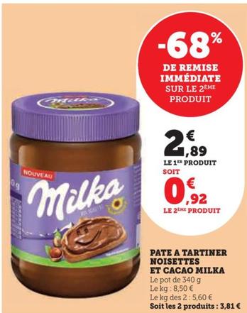 Milka - Pate A Tartiner Noisettes Et Cacao