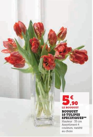 Bouquet 10 Tulipes Specifiques