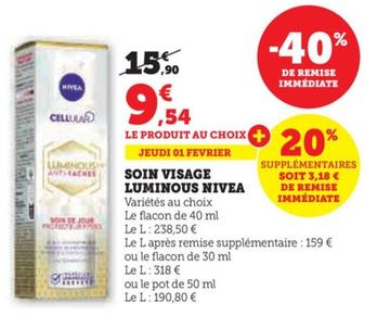 Nivea - Soin Visage Luminous