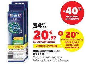 Oral-b - Brossettes Pro