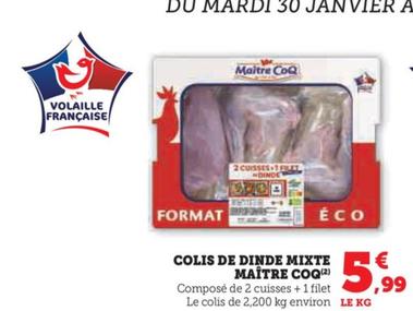 Maître Coq - Colis De Dinde Mixte