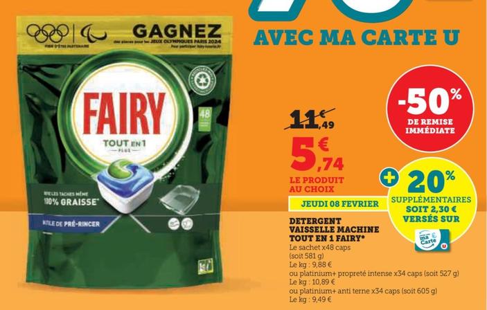 Fairy - Detergent Vaisselle Machine Tout En 1