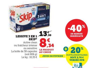 Skip - Lessive 3 En 1