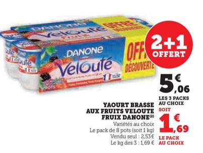 Danone - Yaourt Brasse Aux Fruits Veloute Fruix