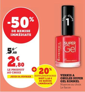 Rimmel - Vernis A Ongles Super Gel