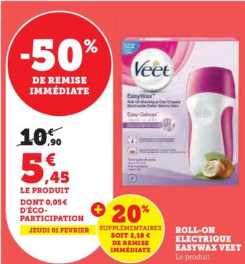 Veet - Roll-on Electrique Eaysywax