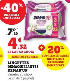 Demak Up - Lingettes Demaquillantes