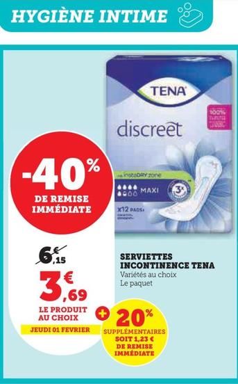 Tena - Serviettes Incontinence