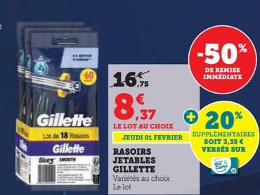 Gillette - Rasoirs Jetables