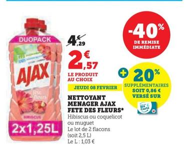 Ajax - Nettoyant Menager Fete Des Fleurs