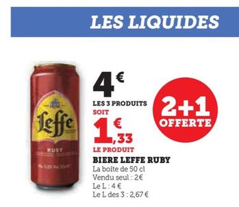 Leffe - Biere Ruby