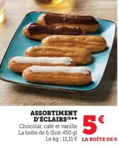 Assortiment D'eclairs