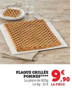 Plaque Grillee Pommes