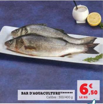 Bar D'aquaculture