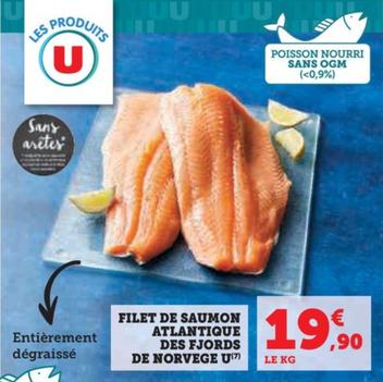 u - filet de saumon atlantique des fjords de norvege