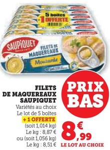 Saupiquet - Filets De Maquereaux