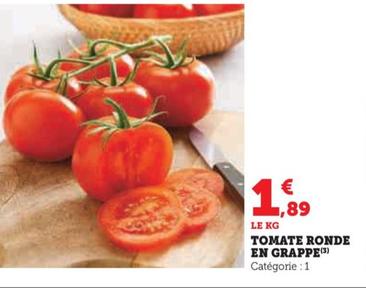 Tomate Ronde En Grappe