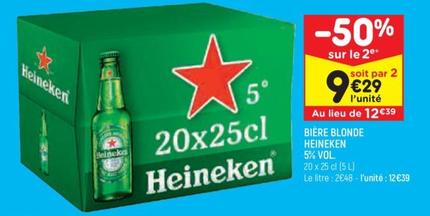 Heineken - Biere Blonde 5% Vol