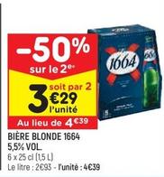 Kronenbourg - Bière Blonde 1664 5,5% Vol.
