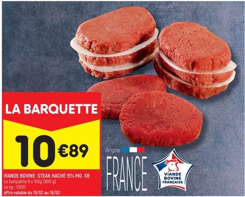 Viande Bovine Steak Haché