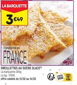 Oreillettes Au Sucre Glace