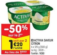 Activia - Saveur Citron