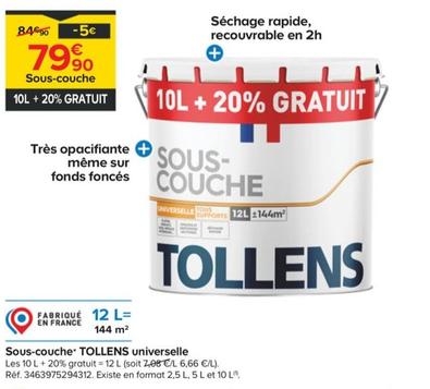 Tollens - Sous-couche Universelle