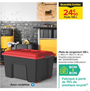 Malle De Rangement 135 L