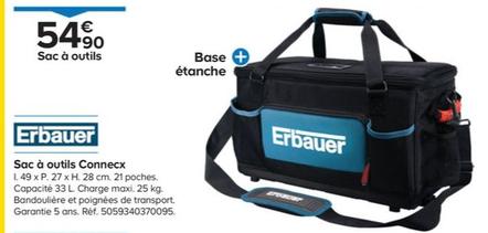 erbauer - sac à outils connecx