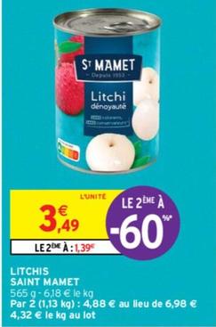 St mamet - Litchis