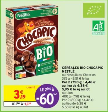 Nestlé - Céréales Bio Chocapic