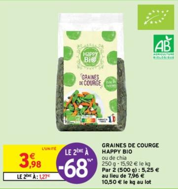 Happy Bio - Graines De Courge