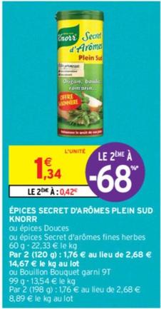 Knorr - Épices Secret D'arômes Plein Sud