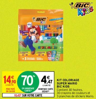 Bic - Kit Coloriage Super Mario Kids
