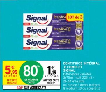 Signal - Dentifrice Intégral 8 Complet