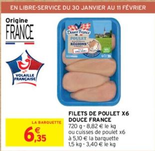 Douce France - Filets De Poulet X6