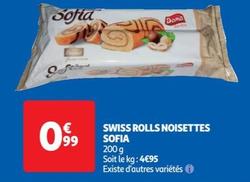 Sofia - Swiss Rolls Noisettes